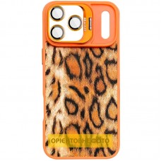Чохол TPU+PC Wild Leopard with MagSafe and Lens для Apple iPhone 17 Air (6.5")  Orange - 00000085175_4