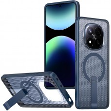 Чохол TPU Breeze with MagSafe stand для Xiaomi Redmi Note 14 Pro 4G/5G  Blue - 00000083533_2