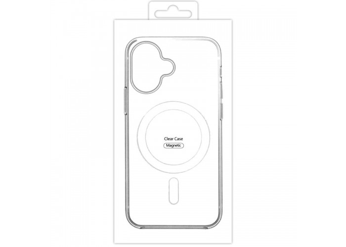 Чохол TPU Clear Case with MagSafe для Apple iPhone 16 (6.1