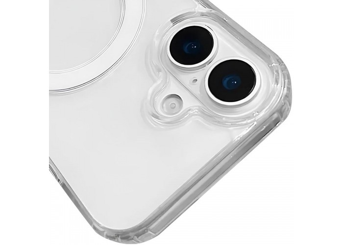 Чохол TPU Clear Case with MagSafe для Apple iPhone 16 (6.1