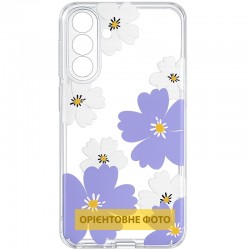 Чохол TPU Clear Joy для Motorola Moto G17 Power  Pastel Daisies - 00000086989_2