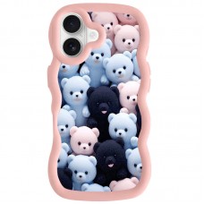Чохол TPU Cloudy Pictures для Apple iPhone 16 (6.1")  Bears - 00000078273_1