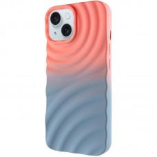 Чохол TPU ColorWave для Apple iPhone 15 (6.1")  Peach / Sky - 00000079815_5