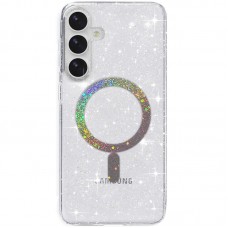 Чохол TPU Eclipse Sparkle (MagFit) для Samsung Galaxy S25 / S24  Clear - 00000076355_2