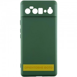 Чохол TPU GETMAN Liquid Silk Full Camera для Google Pixel 10  Зелений / Dark green - 00000080988_3