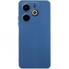 Чохол TPU GETMAN Liquid Silk Full Camera для Infinix Hot 40i  Синій / Navy Blue - 00000077915_12