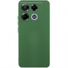 Чохол TPU GETMAN Liquid Silk Full Camera для Infinix Note 40 Pro 4G  Зелений / Dark green - 00000077917_3