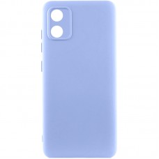 Чохол TPU GETMAN Liquid Silk Full Camera для Motorola Moto E13  Бузковий / Light purple - 00000074054_16