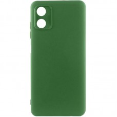 Чохол TPU GETMAN Liquid Silk Full Camera для Motorola Moto G04 / E14  Зелений / Dark green - 00000074055_3