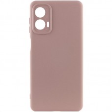 Чохол TPU GETMAN Liquid Silk Full Camera для Motorola Moto G24  Рожевий / Pink Sand - 00000074056_8