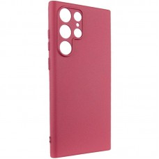 Чохол TPU GETMAN Liquid Silk Full Camera для Samsung Galaxy S24 Ultra  Бордовий / Marsala - 00000081485_1