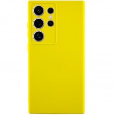 Чохол TPU GETMAN Liquid Silk Full Camera для Samsung Galaxy S24 Ultra  Жовтий / Flash - 00000081485_3