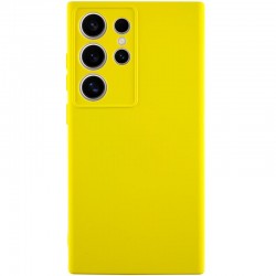 Чохол TPU GETMAN Liquid Silk Full Camera для Samsung Galaxy S24 Ultra  Жовтий / Flash - 00000081485_3