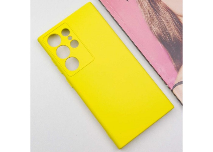 Чохол TPU GETMAN Liquid Silk Full Camera для Samsung Galaxy S24 Ultra
