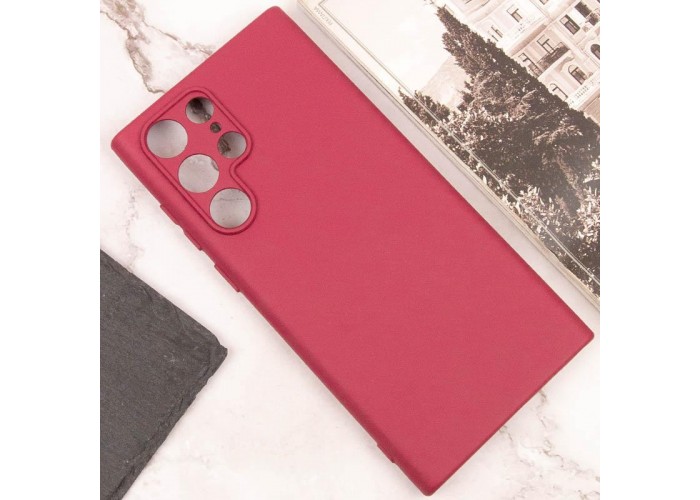 Чохол TPU GETMAN Liquid Silk Full Camera для Samsung Galaxy S24 Ultra