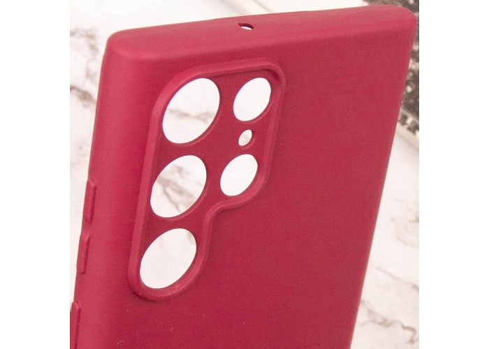 Чохол TPU GETMAN Liquid Silk Full Camera для Samsung Galaxy S24 Ultra
