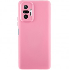 Чохол TPU GETMAN Liquid Silk Full Camera для Xiaomi Redmi Note 10 Pro / 10 Pro Max  Рожевий / Pink - 00000073803_7