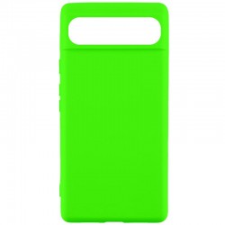 Чохол TPU GETMAN Liquid Silk для Google Pixel 6 Pro  Салатовий / Neon Green - 00000082458_9