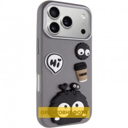 Чохол TPU Leather Toys для Apple iPhone 17 Pro Max (6.9")  Monster / Grey - 00000082733_5