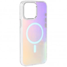 Чохол TPU Lunar Glow (MagFit) для Apple iPhone 15 Pro (6.1")  Silver White - 00000078256_2