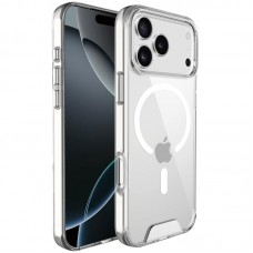 Чохол TPU Space Case with MagSafe для Apple iPhone 17 Pro (6.3")  Прозорий - 00000080985_1
