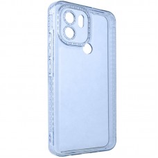 Чохол TPU Starfall Clear для Xiaomi Poco C51  Блакитний - 00000064334_1