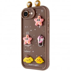 Чохол TPU Toys Case with Ears для Apple iPhone 16e (6.1")  Brown - 00000078447_2