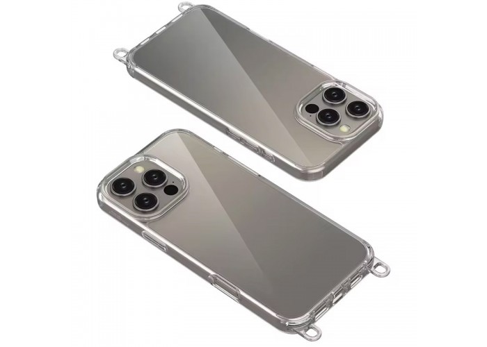 Чохол TPU Transparent with Straps для Apple iPhone 13 Pro Max (6.7