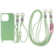 Чохол TPU two straps California для Apple iPhone 13 Pro (6.1")  Зелений / Pistachio - 00000055802_6