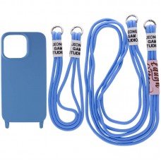 Чохол TPU two straps California для Apple iPhone 13 Pro (6.1")  Синій / Cosmos blue - 00000055802_15