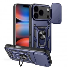 Чохол Ummi Camshield Serge Ring для Apple iPhone 17 Pro Max (6.9")  Синій / Navy - 00000087092_6