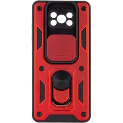 Чохол Ummi Camshield Serge Ring для Xiaomi Poco X3 NFC / Poco X3 Pro  Червоний - 00000080792_4