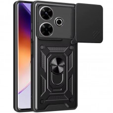 Чохол Ummi Camshield Serge Ring для Xiaomi Redmi 13 4G / Poco M6 4G  Чорний - 00000080721_7