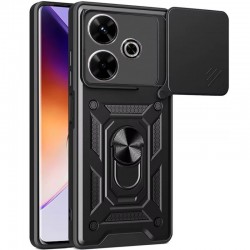 Чохол Ummi Camshield Serge Ring для Xiaomi Redmi 13 4G / Poco M6 4G  Чорний - 00000080721_7