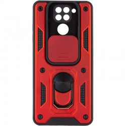 Чохол Ummi Camshield Serge Ring для Xiaomi Redmi Note 9 / Redmi 10X  Червоний - 00000080737_4