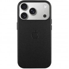 Чохол шкіряний Leather Case (AA) with MagSafe and Animation для Apple iPhone 17 Pro Max (6.9")  Black - 00000084666_1