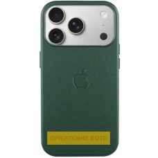 Чохол шкіряний Leather Case (AA) with MagSafe and Animation для Apple iPhone 17 (6.3")  Forest Green - 00000084663_2