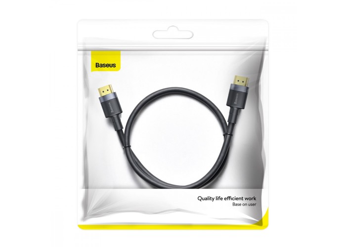 Дата кабель Baseus HDMI Cafule Series 4KHDMI Male To 4KHDMI Male (1m) (CADKLF-E)