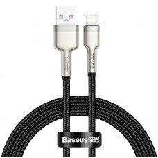 Дата кабель Baseus Cafule Metal USB to Lightning 2.4A (2m) (CALJK-B0)  Black - 00000076490_1