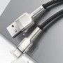 Дата кабель Baseus Cafule Metal USB to Lightning 2.4A (2m) (CALJK-B0)