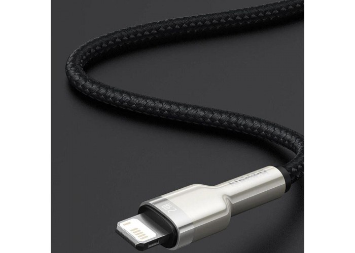 Дата кабель Baseus Cafule Metal USB to Lightning 2.4A (2m) (CALJK-B0)