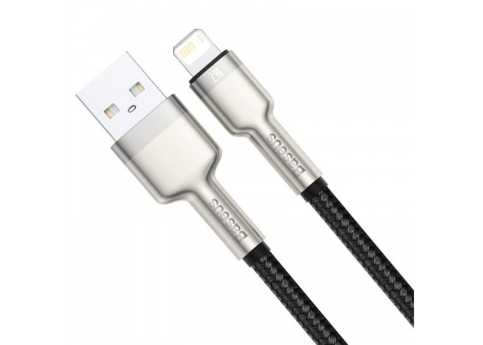 Дата кабель Baseus Cafule Metal USB to Lightning 2.4A (2m) (CALJK-B0)