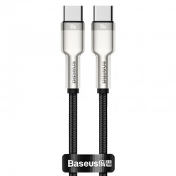 Дата кабель Baseus Cafule Series Metal Type-C to Type-C 100W (2m) (CATJK-D)  Чорний - 00000049176_2