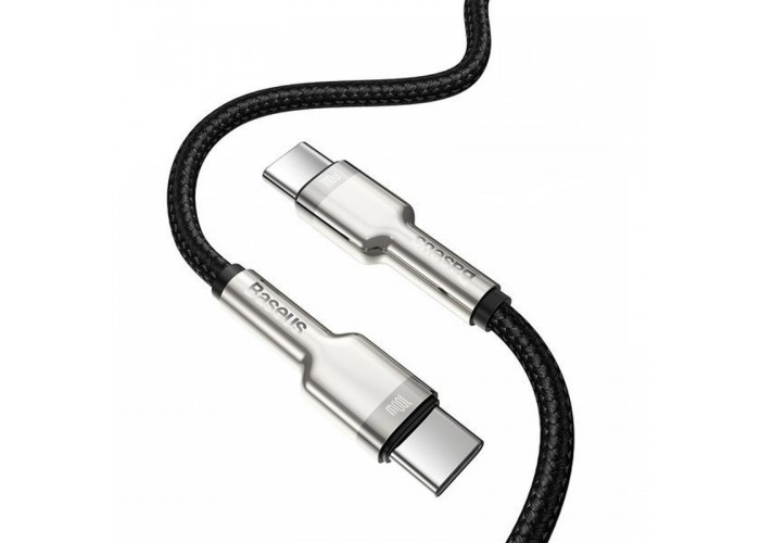 Дата кабель Baseus Cafule Series Metal Type-C to Type-C 100W (2m) (CATJK-D)