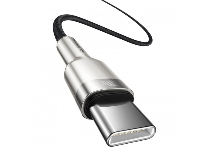 Дата кабель Baseus Cafule Series Metal Type-C to Type-C 100W (2m) (CATJK-D)