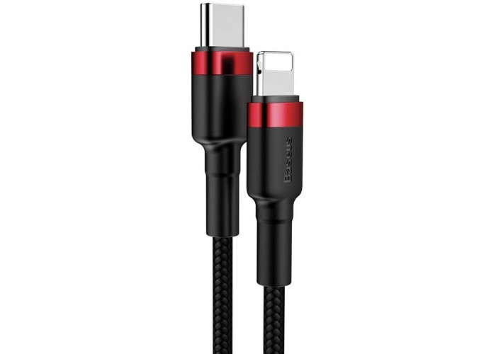 Дата кабель Baseus Cafule Type-C to Lightning PD 18W (1m) (CATLKLF)