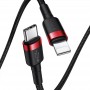 Дата кабель Baseus Cafule Type-C to Lightning PD 18W (1m) (CATLKLF)
