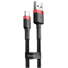 Дата кабель Baseus Cafule USB to Lightning 2.4A (1m) (CALKLF-B)  Червоний / Чорний - 00000037213_2