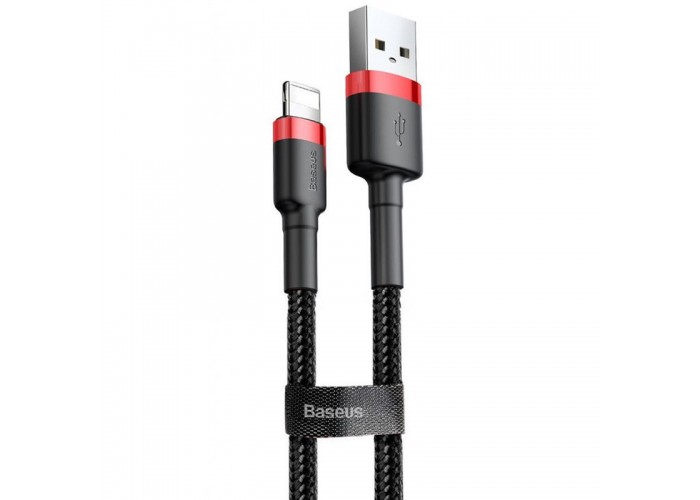 Дата кабель Baseus Cafule USB to Lightning 2.4A (1m) (CALKLF-B)