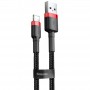 Дата кабель Baseus Cafule USB to Lightning 2.4A (1m) (CALKLF-B)